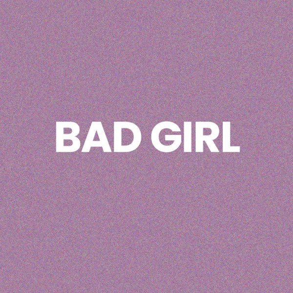 Chaussettes - Femme - Violet avec paillettes - Bad girl - Taille 36/42 - Humour - Cadeau