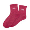 photo-Chaussettes - Femme - Rose avec paillettes - Garce - Taille 36/42 - Humour - Cadeau