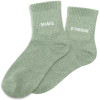 phot-Chaussettes - Femme - Vert avec paillettes - Mamie d'amour - Taille 36/42 - Humour - Cadeau
