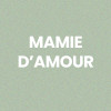 Chaussettes - Femme - Vert avec paillettes - Mamie d'amour - Taille 36/42 - Humour - Cadeau
