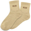 photo-Chaussettes - Femme - Beige avec paillettes - Relou - Taille 36/42 - Humour - Cadeau