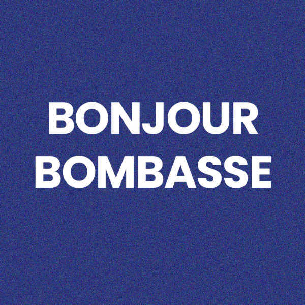Chaussettes - Femme - Bleu avec paillettes - Bonjour bombasse - Taille 36/42 - Humour - Cadeau
