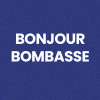 Chaussettes - Femme - Bleu avec paillettes - Bonjour bombasse - Taille 36/42 - Humour - Cadeau