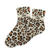 PHOTO-Chaussettes - Femme - Motif léopard avec paillettes - Lionne - Taille 36/42 - Humour - Cadeau