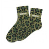 photo-Chaussettes - Femme - Motif panthère avec paillettes - Indomptable - Taille 36/42 - Humour - Cadeau