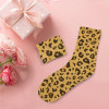 Chaussettes - Femme - Léopard avec paillettes - Taille 36/42 - Humour - Cadeau