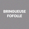 Chaussettes - Femme - Gris avec paillettes - Bringueuse fofolle - Taille 36/42 - Humour - Cadeau