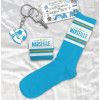 Chaussettes - Homme - Marseille - Fan de l'OM - Taille unique - Humour - Cadeau