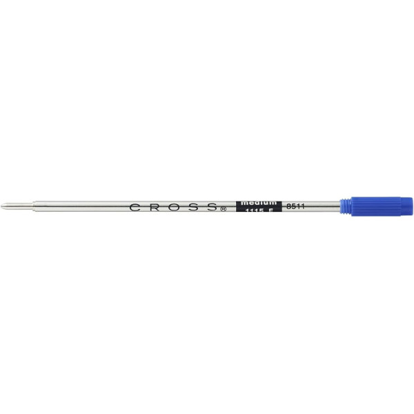 Recharge - Cartouche - Pour stylo-bille - Bleu - Pointe moyenne - Cross - 8511