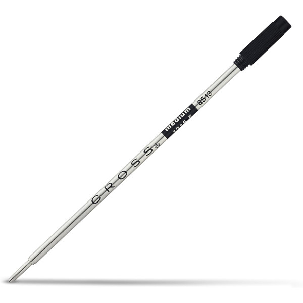 Recharge - Cartouche - Pour stylo-bille - Noir - Pointe moyenne - Cross - 8513