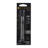photo-Recharges - Cartouches - Pour stylo-bille - Noir - Pointe moyenne - Cross - 8513-2