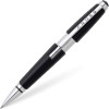 photo-Stylo roller - Parure cadeau - Corps métal noir - Pointe moyenne - Cross Edge Jet Black