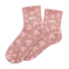 photo-Chaussettes - Femme - Rose avec paillettes - Chipie - Taille 36/42 - Humour - Cadeau