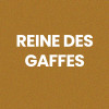 Chaussettes - Femme - Marron avec paillettes - Reine des gaffes - Taille 36/42 - Humour - Cadeau