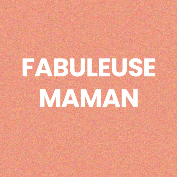 Chaussettes - Femme - Orange avec paillettes - Fabuleuse maman - Taille 36/42 - Humour - Cadeau
