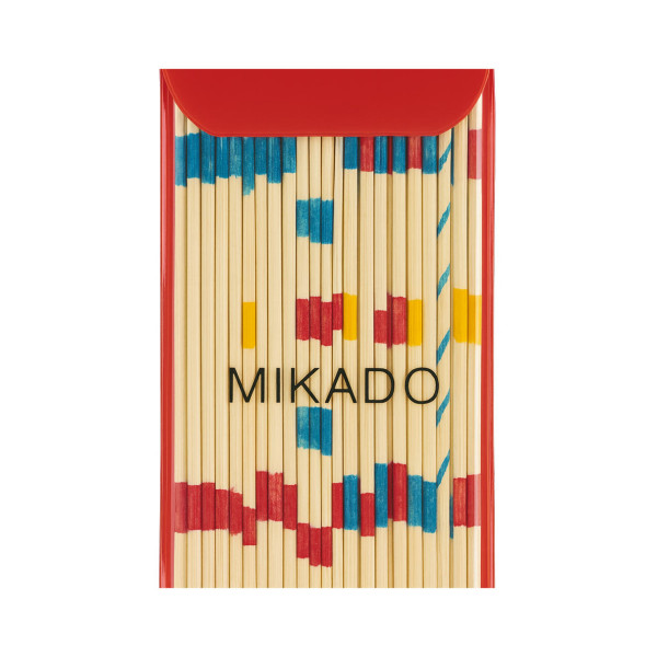 photo-Mikado - Jeu en bois - Avec pochette de rangement - Règles incluses - Enfant