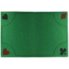 photo-Tapis de jeu - Pour jeux de cartes et dés - Vert - Recto/verso - 60x40cm