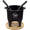 Appareil à fondue - 2 personnes - Fondue au fromage/Chocolat - Chauffe à la bougie