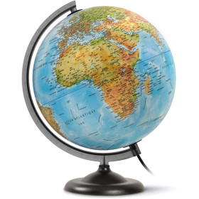 photo-Globe terrestre - Map monde - Lumineux - 30cm diamètre - A poser - Wonday