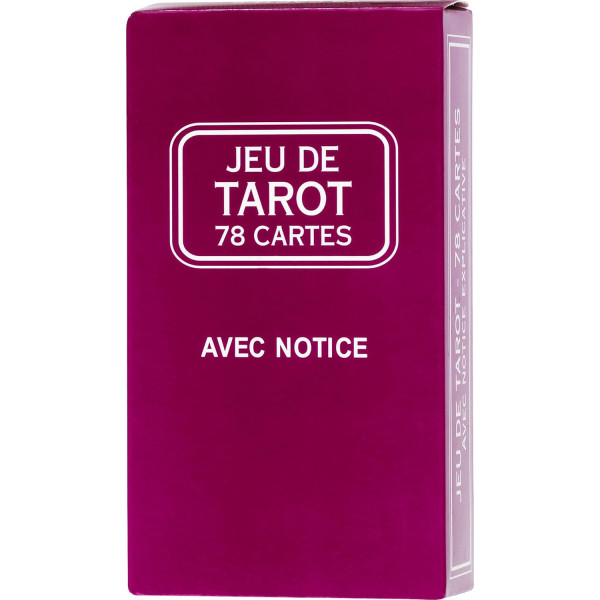 photo-Jeu de cartes - Tarot - 78 cartes - Cartes plastifiées - Avec étui carton