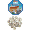 photo-Billes - Filet de 19 billes + 1 calot - Coloris blanc transparent - Puma blanc - Jeu - Enfant
