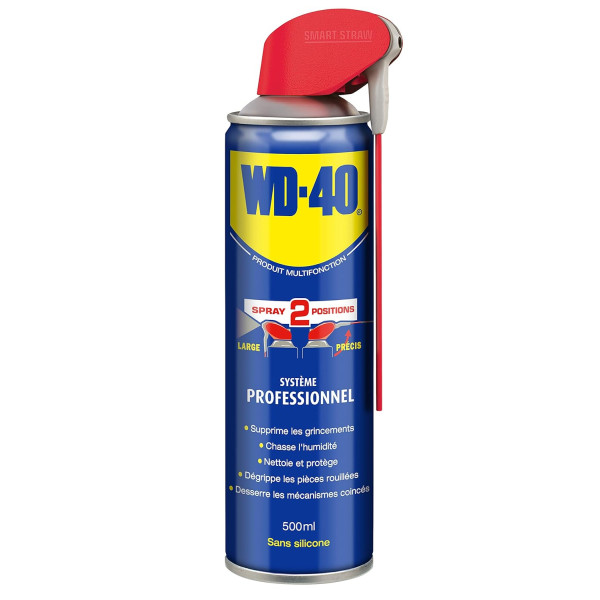 photo-WD 40 - Dégraissant - Multifonction - Sans silicone - Avec embout - 500ml