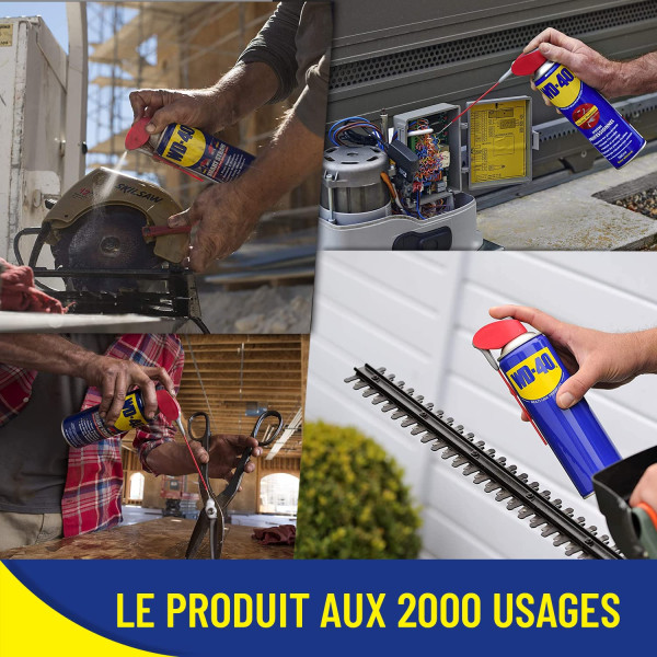 WD 40 - Dégraissant - Multifonction - Sans silicone - Avec embout - 500ml