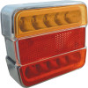 photo-Feu arrière - LED - Orange/Rouge - Précâblé - 4 fonctions - 12V - Remorque - Caravane