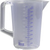 photo-Verre doseur - Gradué - 1L - Plastique - Transparent - Anse - Bec verseur