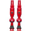 photo-Valves - Tubeless - Big Bore Lite - Rouge - 2XL - Pour gonflage maximal - Vélo - VTT - Muc-Off