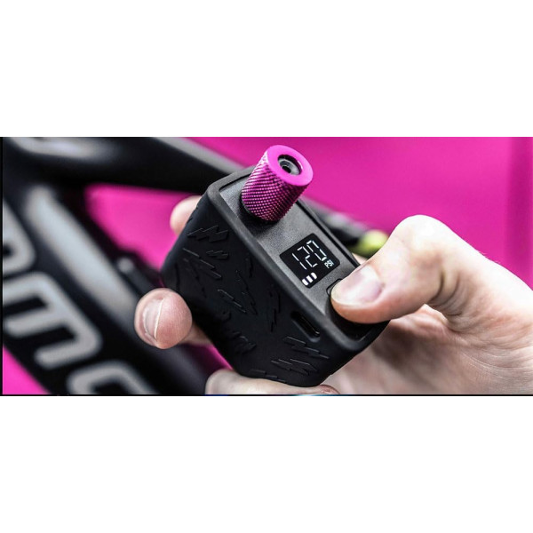 Mini compresseur - Pompe à batterie - Ultra-compact, rechargeable par USB-C - Muc-Off
