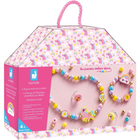 photo-Jeu créatif - Création de bijoux en bois - Collier, bague et bracelet - Dès 4 ans - Janod