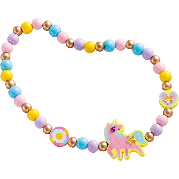 Jeu créatif - Création de bijoux en bois - Collier, bague et bracelet - Dès 4 ans - Janod