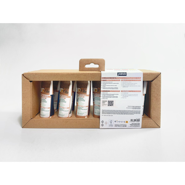 Peinture acrylique - Coffret 12 tubes de 60ml - Haute viscosité - Pébéo Origin