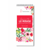 photo-Bloc - Aquarelle - 11,4x24cm - Spirales - 20 feuilles - 325g - Grain fin - Le Rouge - Hahnemühle