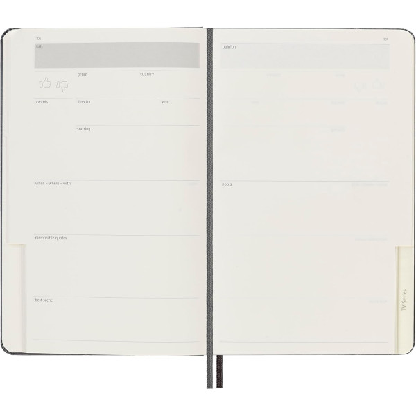 Carnet - Pour amateur de cinéma, films et séries - Cahier passion - Moleskine