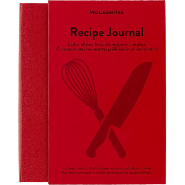 photo-Carnet - Pour recettes de cuisine - 13x21cm - 400 pages - Cahier passion - Moleskine