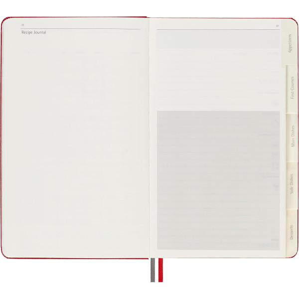Carnet - Pour recettes de cuisine - 13x21cm - 400 pages - Cahier passion - Moleskine