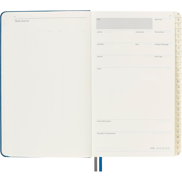 Carnet - Pour passionnés de lecteur - 13x21cm - 400 pages - Cahier passion - Moleskine