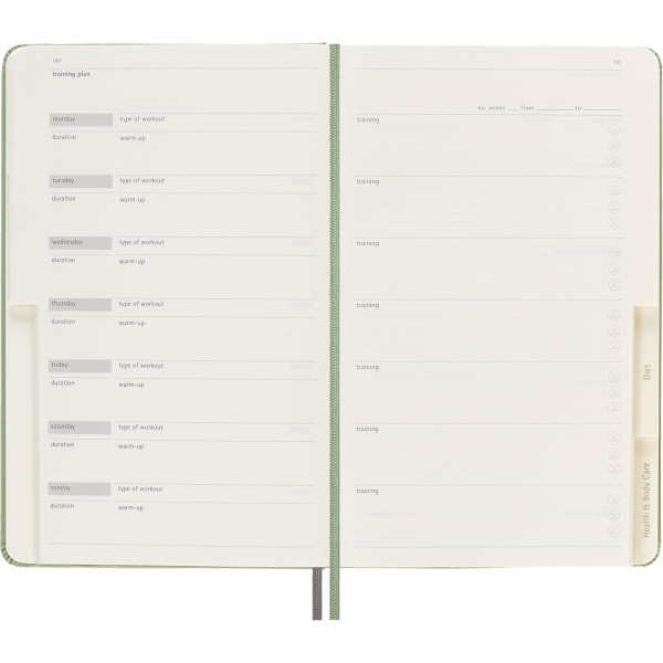 Carnet - Bien être, forme, santé, régime - 13x21cm - Cahier passion - Moleskine