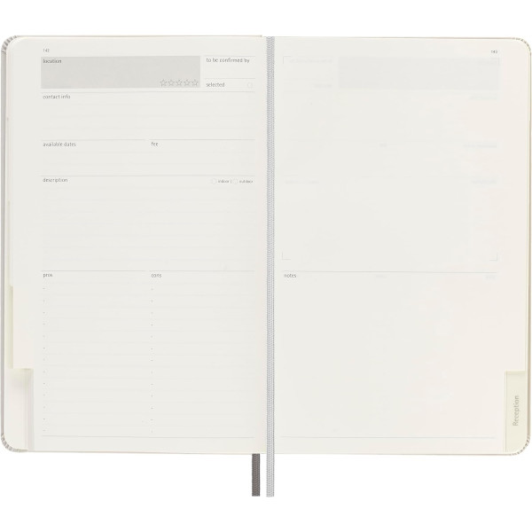 Carnet - Journal de mariage - Wedding journal - 13x21cm  - Cahier passion - Moleskine
