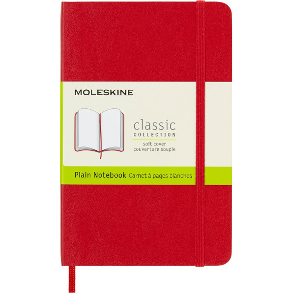 photo-Carnet - 9x14cm - Rouge - 192 pages blanches - Couverture souple - Moleskine