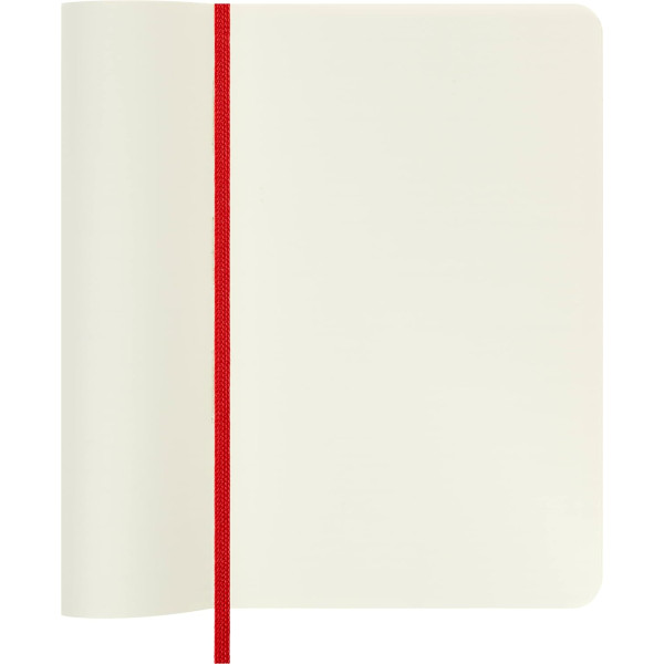 Carnet - 9x14cm - Rouge - 192 pages blanches - Couverture souple - Moleskine