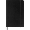 Carnet - 9x14cm - Noir - 192 pages blanches - Couverture souple - Moleskine