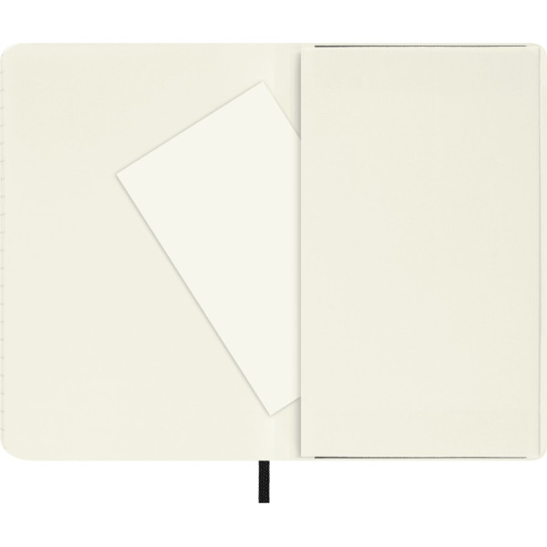 Carnet - 9x14cm - Noir - 192 pages lignées - Couverture souple - Moleskine