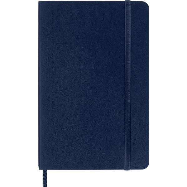Carnet - 9x14cm - Bleu - 192 pages lignées - Couverture souple - Moleskine