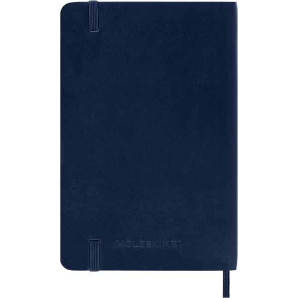 Carnet - 9x14cm - Bleu - 192 pages lignées - Couverture souple - Moleskine