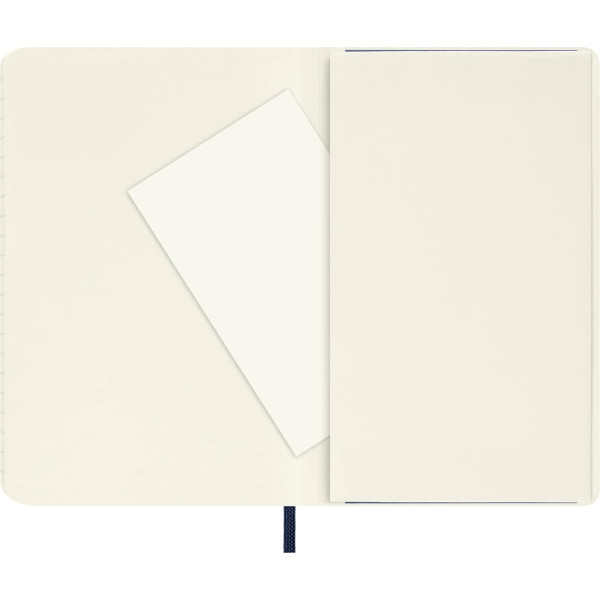 Carnet - 9x14cm - Bleu - 192 pages lignées - Couverture souple - Moleskine
