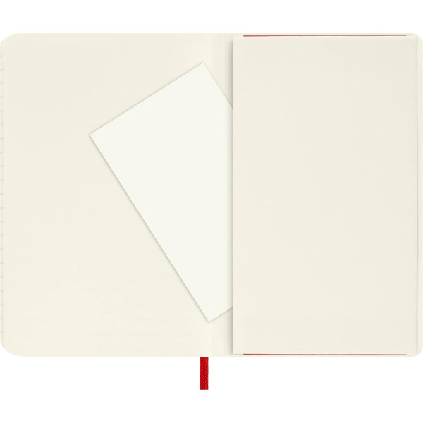 Carnet - 9x14cm - Rouge - 192 pages lignées - Couverture souple - Moleskine