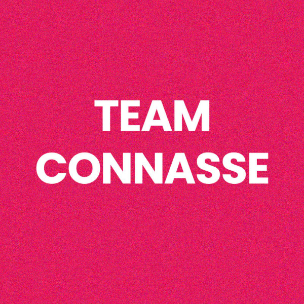 Chaussettes - Femme - Rose avec paillettes - Team connasse - Taille 36/42 - Humour - Cadeau